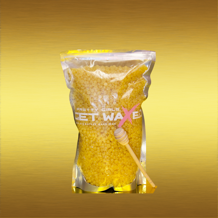 Clear Hard Wax for Sensitive Skin | Honey Gold Wax | Pretty Girls Get Waxed